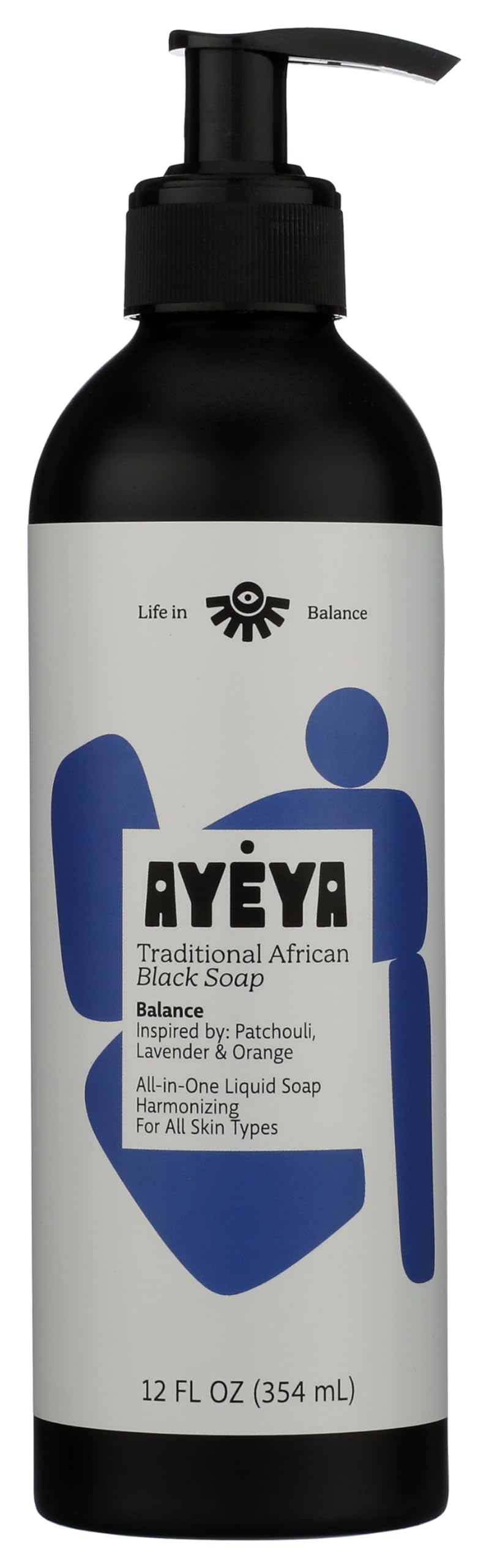 AYEYA (Pack Of 6) Ayeya Soap Liquid Black Balance 12 Fl Oz