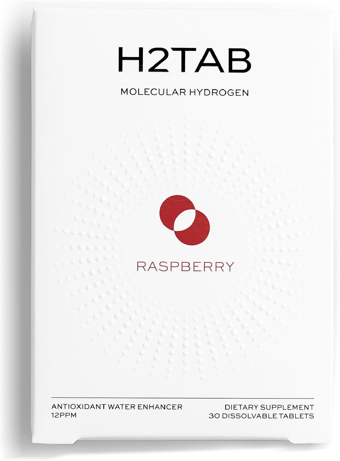 H2TAB (Pack of 2) H2Tab Hydrogen Raspberry Herbal Supplement 30 Tablets