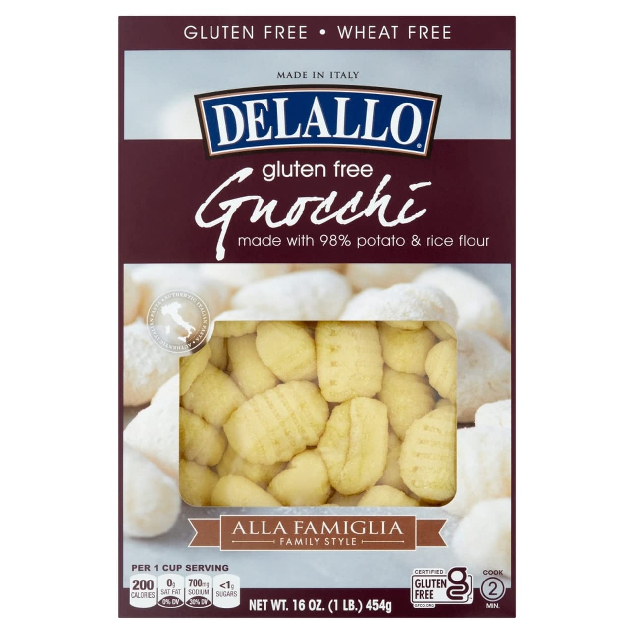 DeLallo Gnocchi Short Cut Pasta