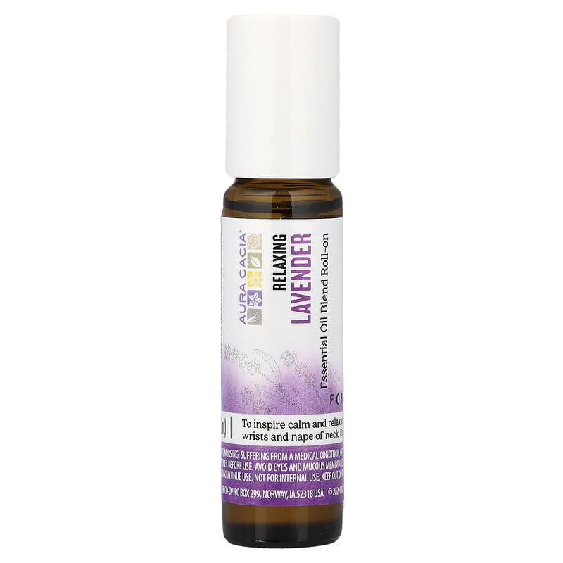 AURA CACIA (Pack of 10) Aura Cacia Lavender Essential Oil Roll-on 0.31 Fl Oz