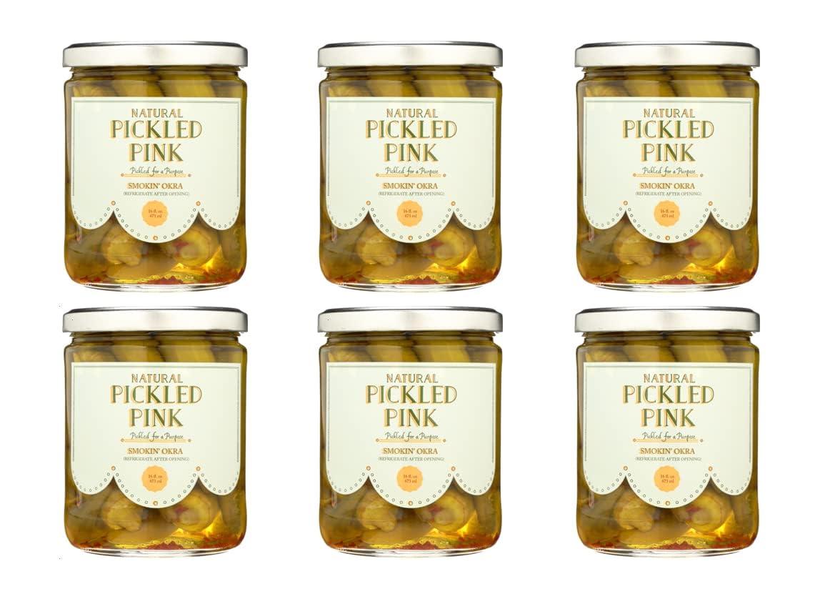 Pickled Pink Fo Poiget Pickled Okra Pickles Pickled & Marinated
