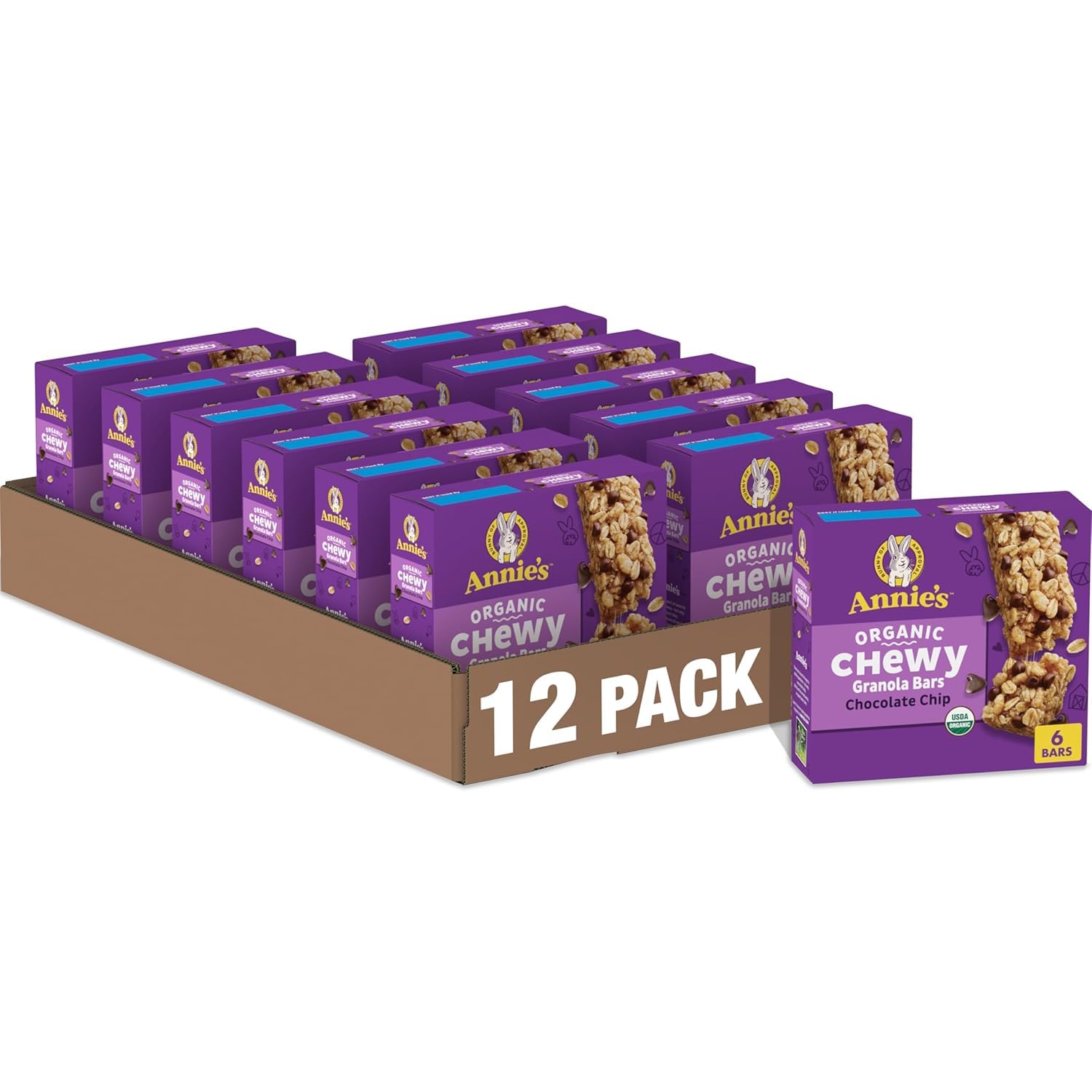 Annie's Homegrown Chewy Grain Chocolate Chip Granola Bars