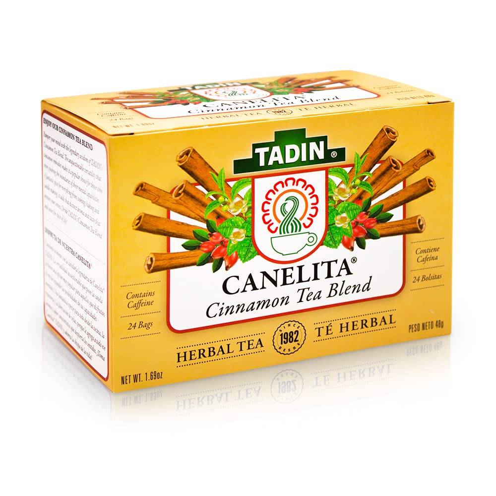 TADIN (Pack of 12) Tadin Canelita Tea Bag Herbal Tea Bags Authentic Spanish 24 Each