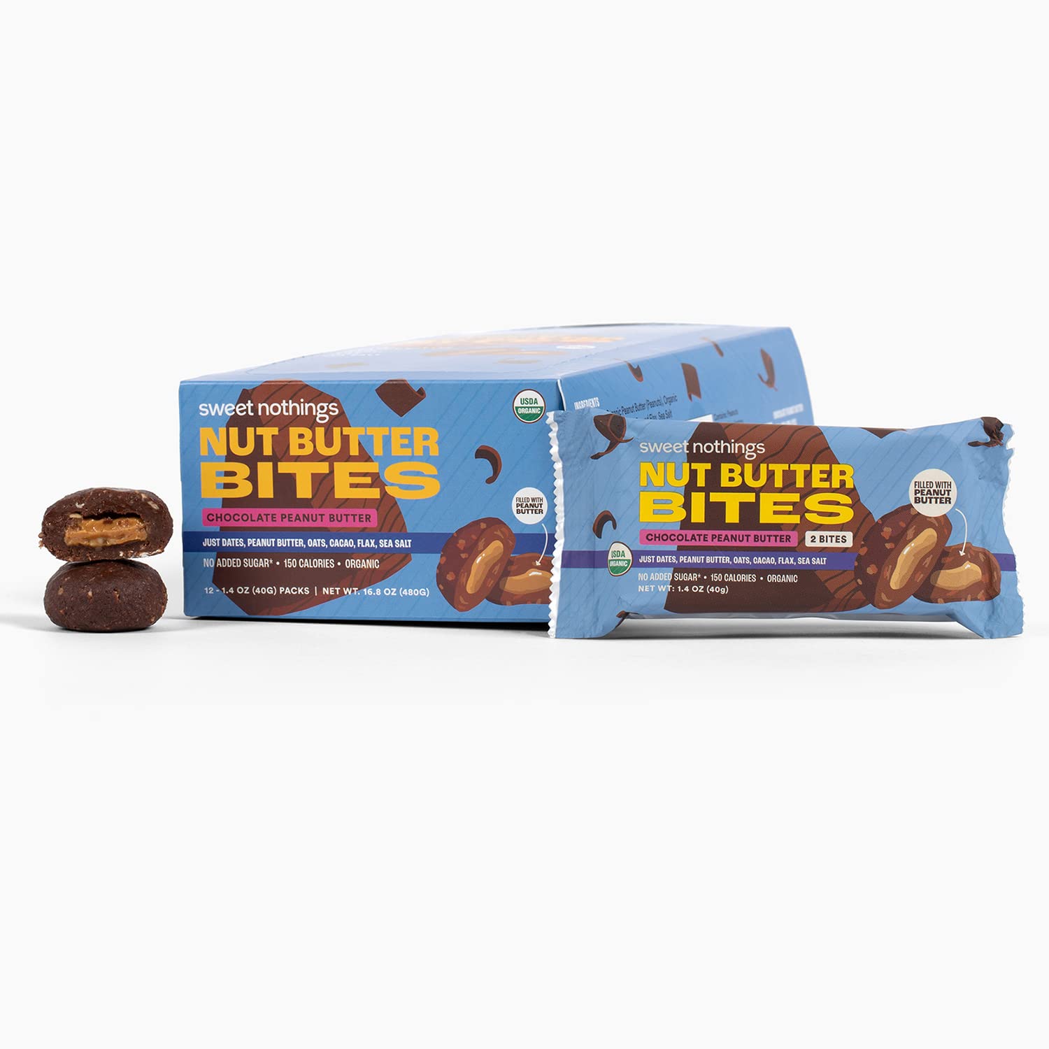 Sweet Nothings Bars Nut Chocolate Peanut Butter