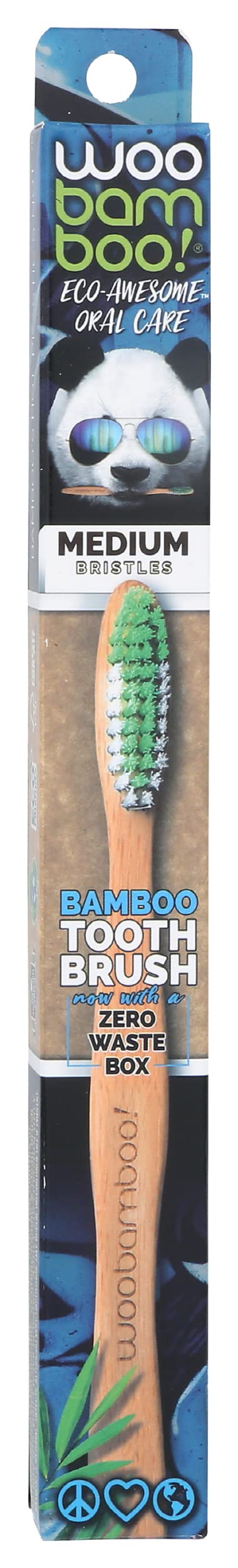 Woobamboo Toothbrush Medium Zero Waste