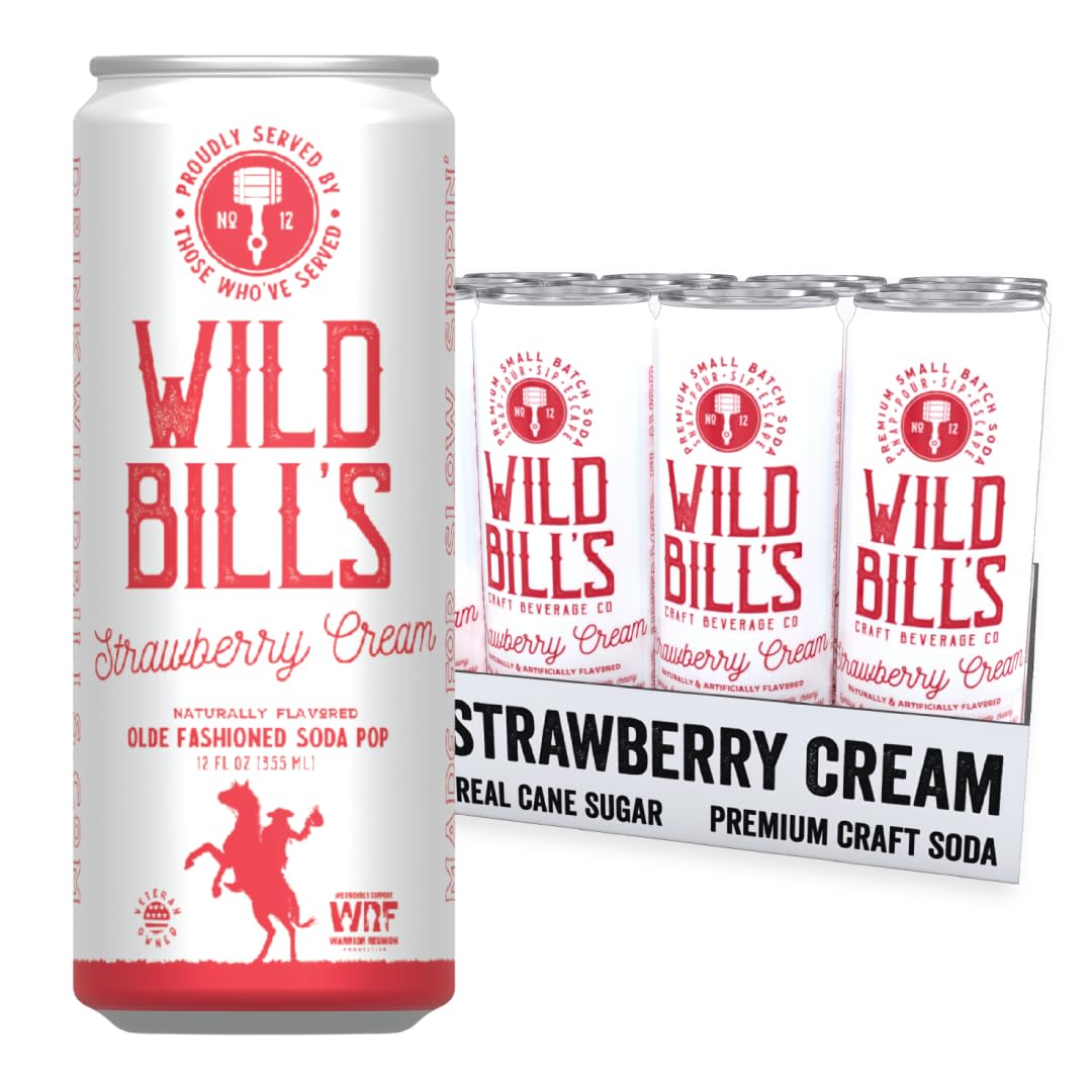 Wild Bills Craft Soda Strawberry Cream