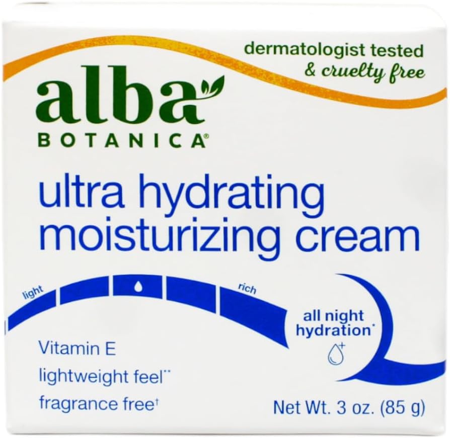 ALBA BOTANICA (Pack Of 4) Alba Botanica Cream Moisturizer Ultra Hydration 3 Oz