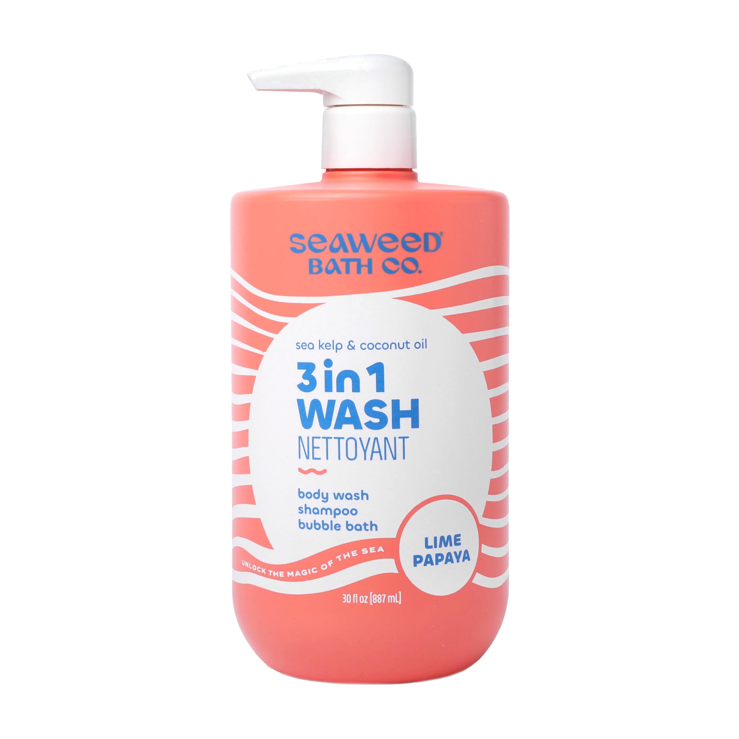 SEAWEED BATH CO (Pack of 5) Seaweed Bath Co Body Wash Lime Papaya 30 Fl Oz