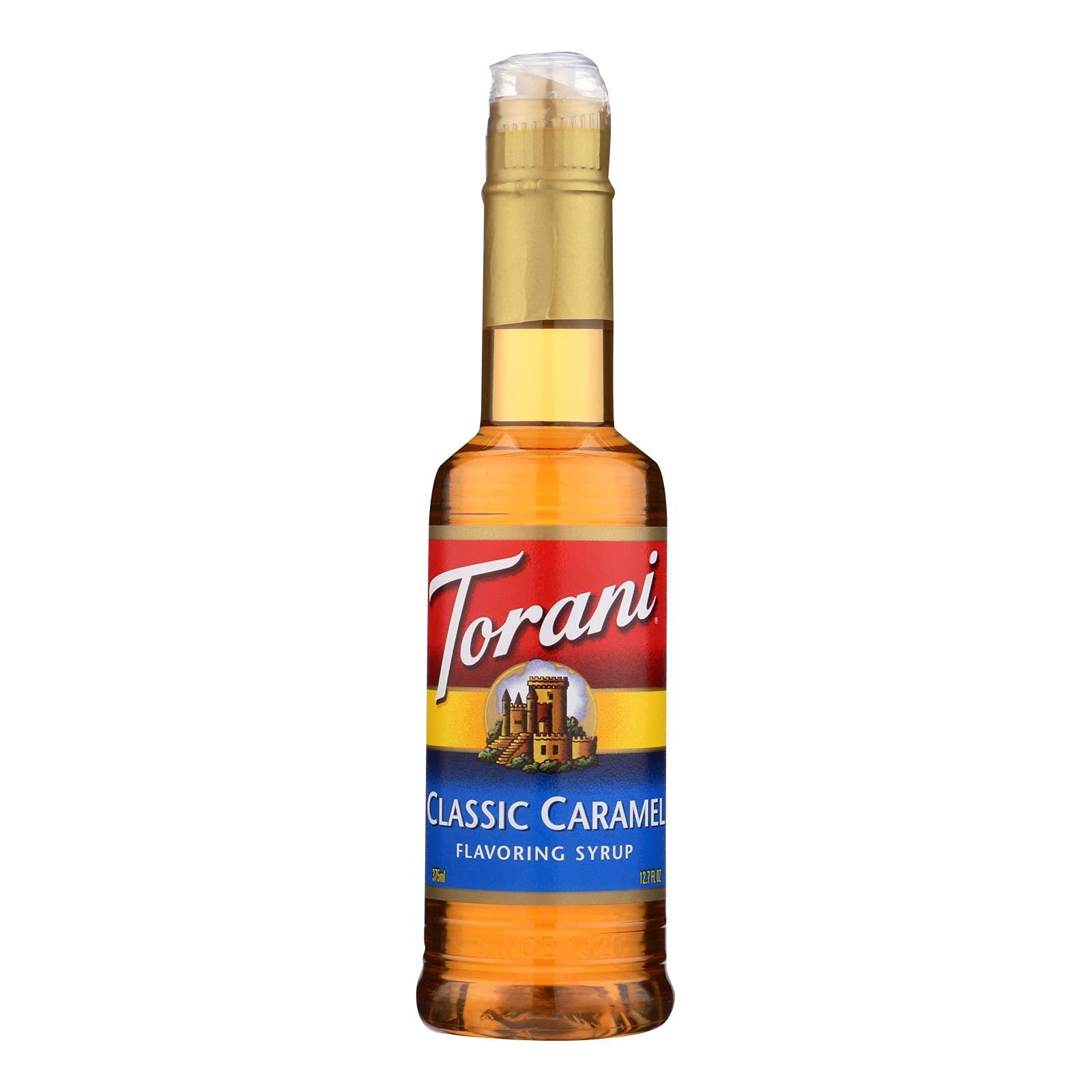 TORANI (Pack of 12) Torani Caramel Syrup Natural Flavoring Beverage Syrup 12.7 Fl Oz