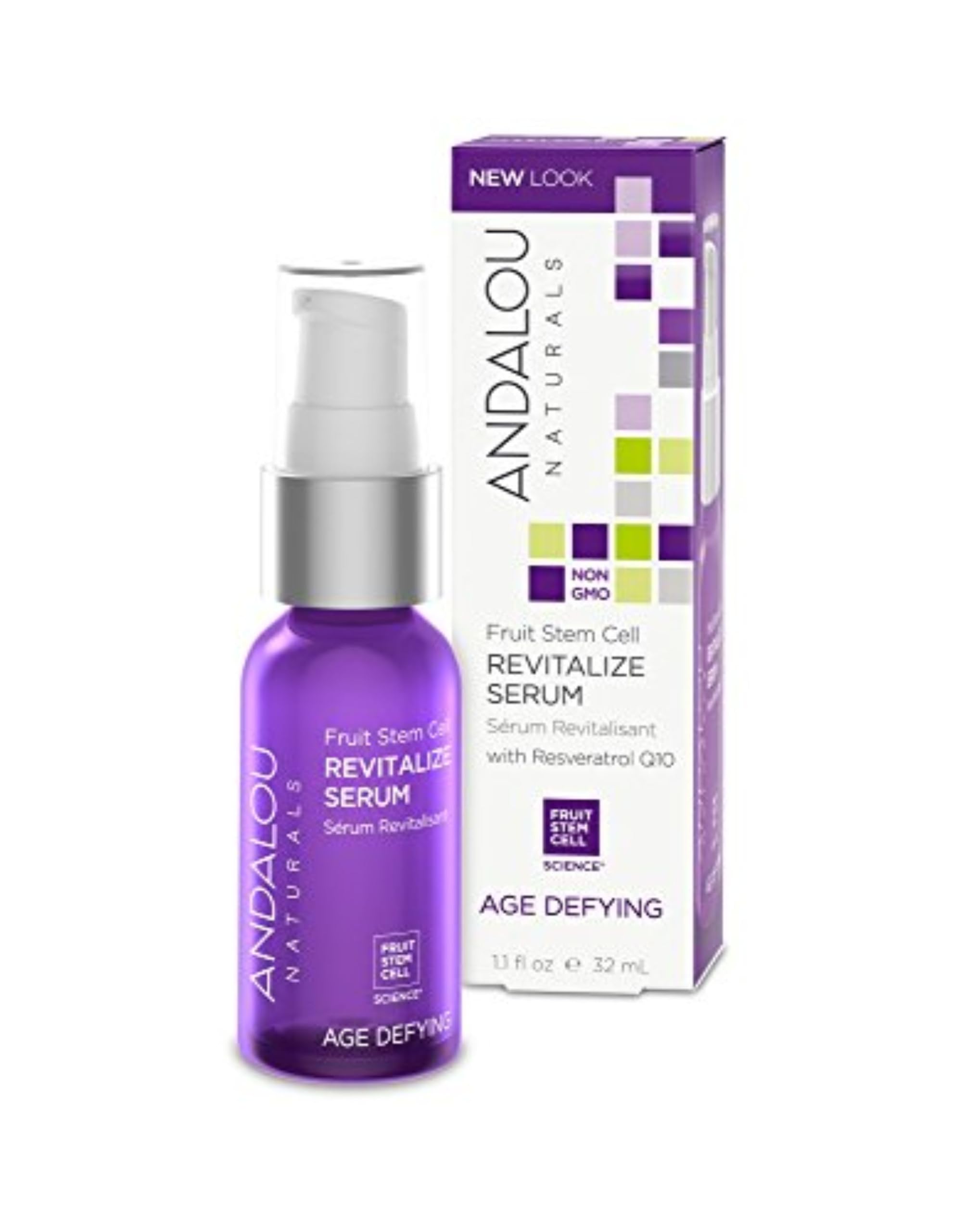 ANDALOU NATURAL (Pack Of 3) Andalou Naturals Serum Fruit Stem Revitalize 1.1 Oz