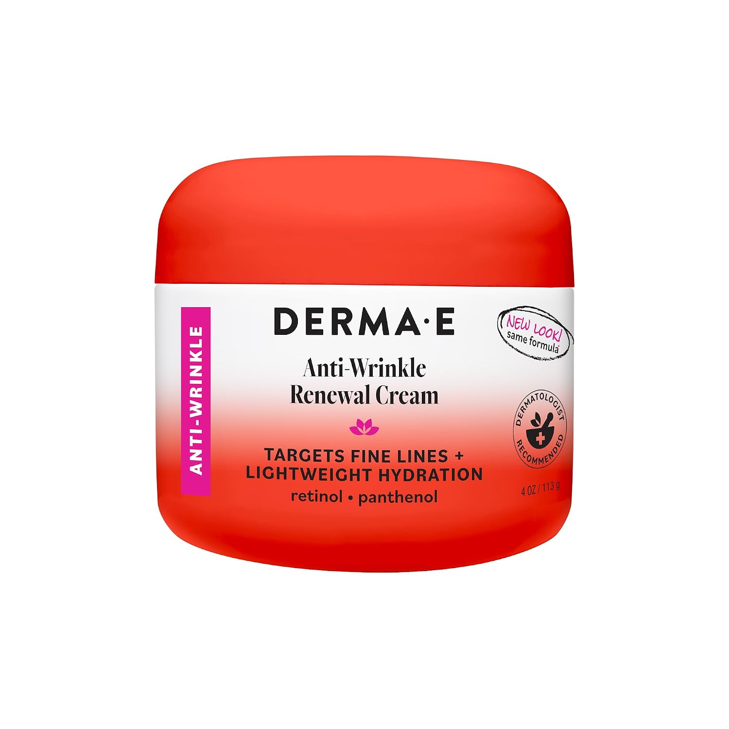 DERMA E (Pack Of 3) Derma E Skin Cream Anti Wrinkle Vitamin A 4 Oz