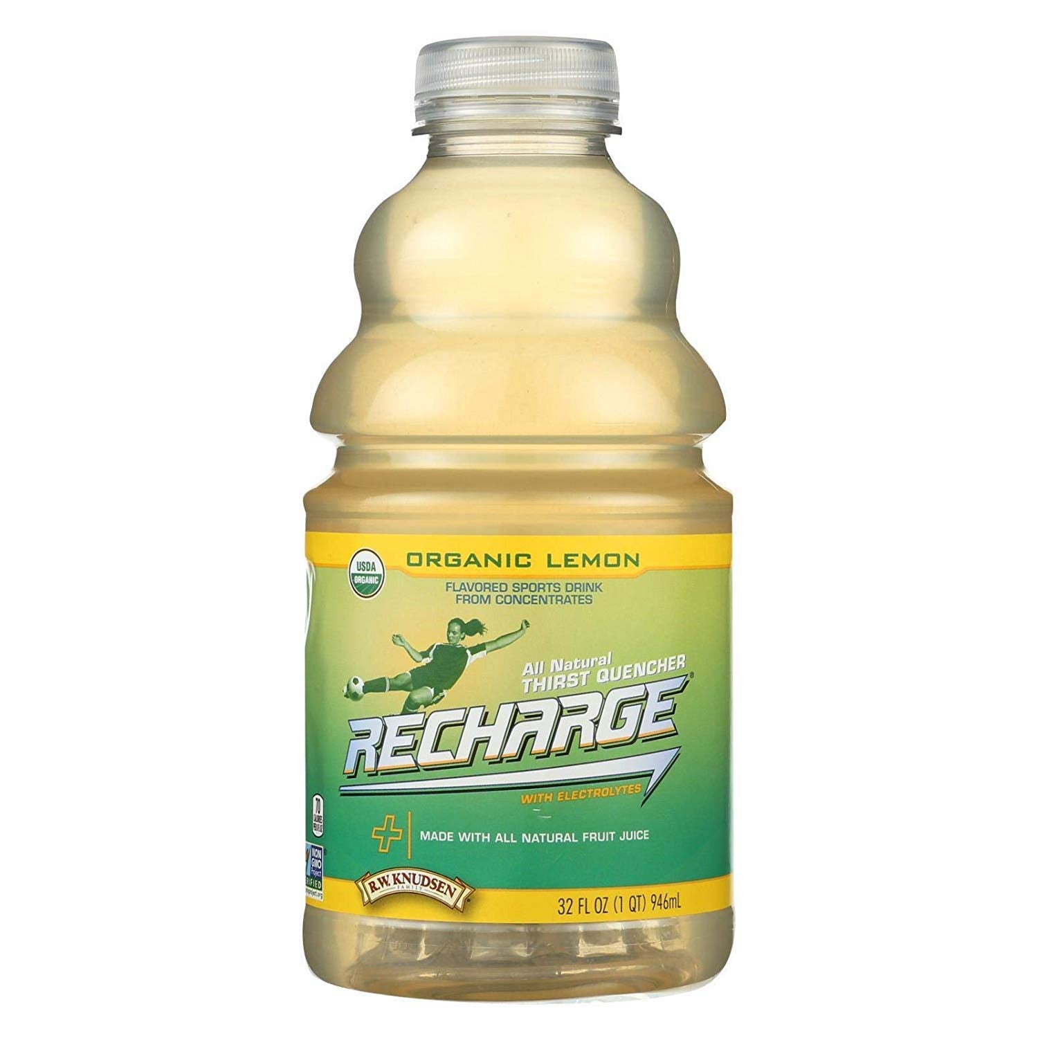 KNUDSEN (Pack of 12) R.W. Knudsen Lemon Juice Recharger Non-Carb Beverage 32 Fl Oz