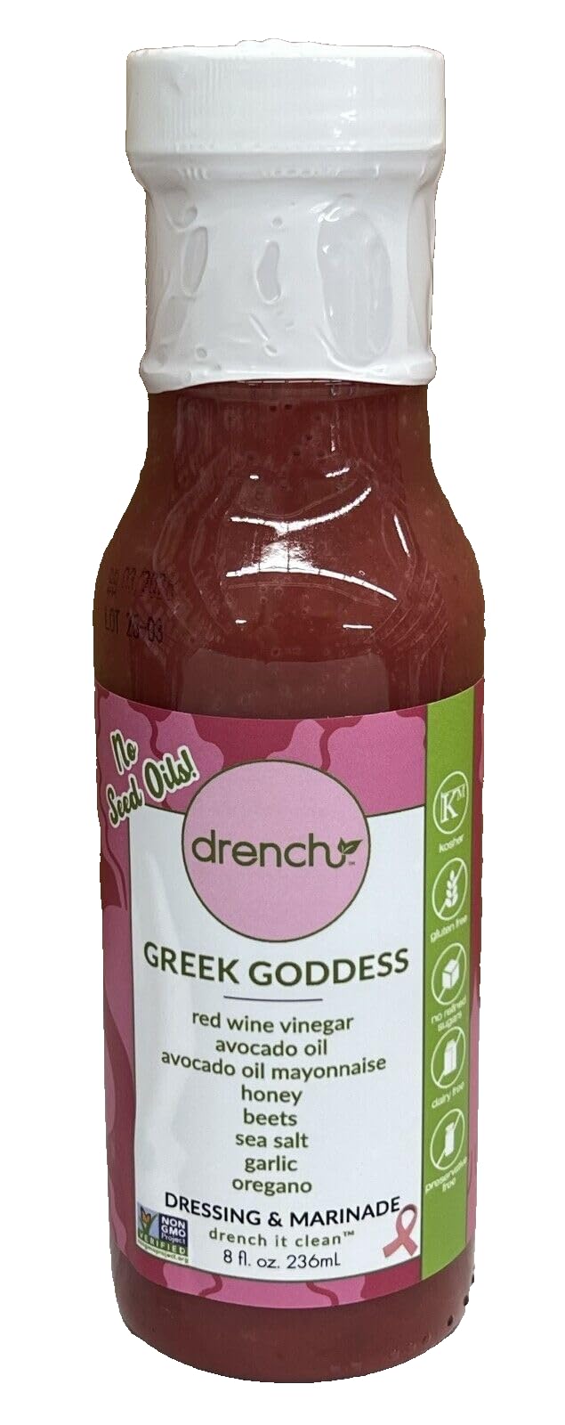 Drench Dressing Marinade Greek Style Grk Gydds Creamy D