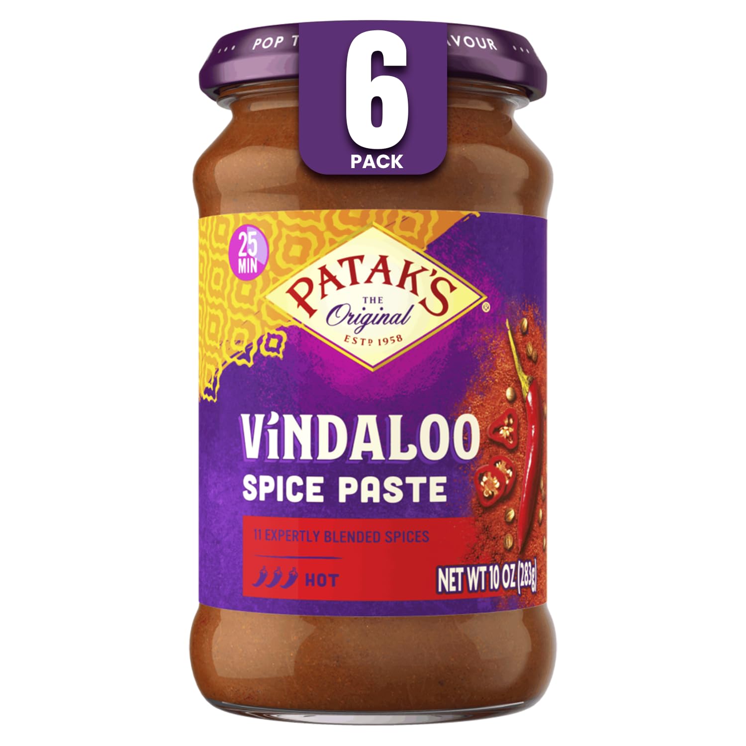Patak's Vindaloo Curry Paste Indian Condiment