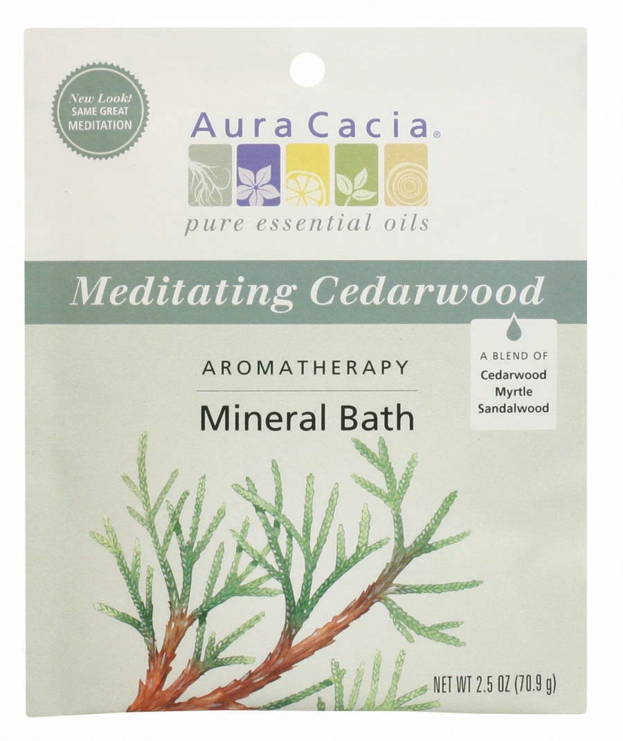 AURA CACIA (Pack Of 12) Aura Cacia Min Bath Cedarwood Meditating 2.5 Oz