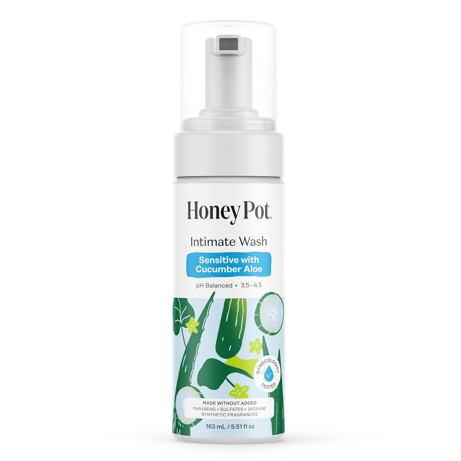 THE HONEY POT (Pack Of 6) The Honey Pot Company Wash Cucumber And Aloe 5.51 Fl Oz