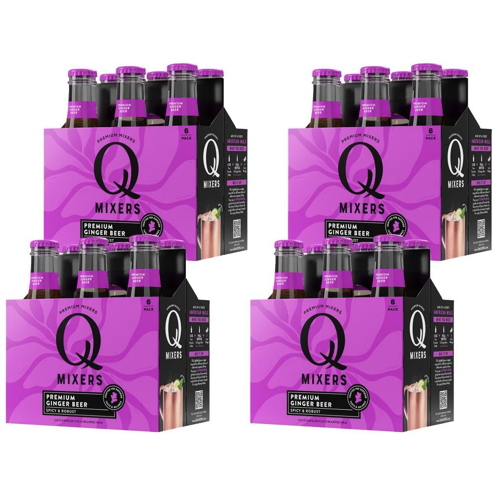 Q Tonic Soda Ginger Beer Sparkling Mixer Beverage