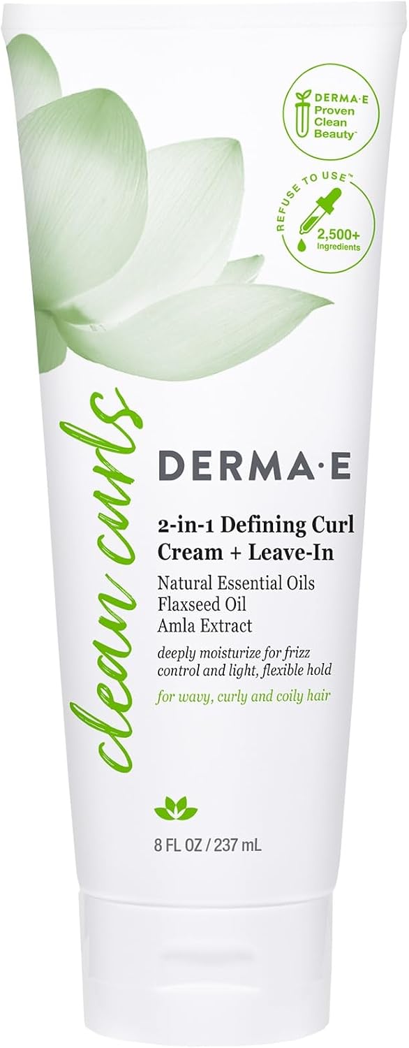 DERMA E (Pack of 5) Derma E Cream Defining Curl 2 Inch 8 Fl Oz