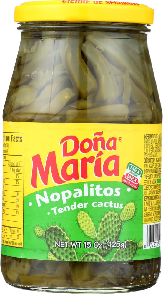 Dona Maria Nopalitos Glass Authentic Mexican Cactus Fruit & V