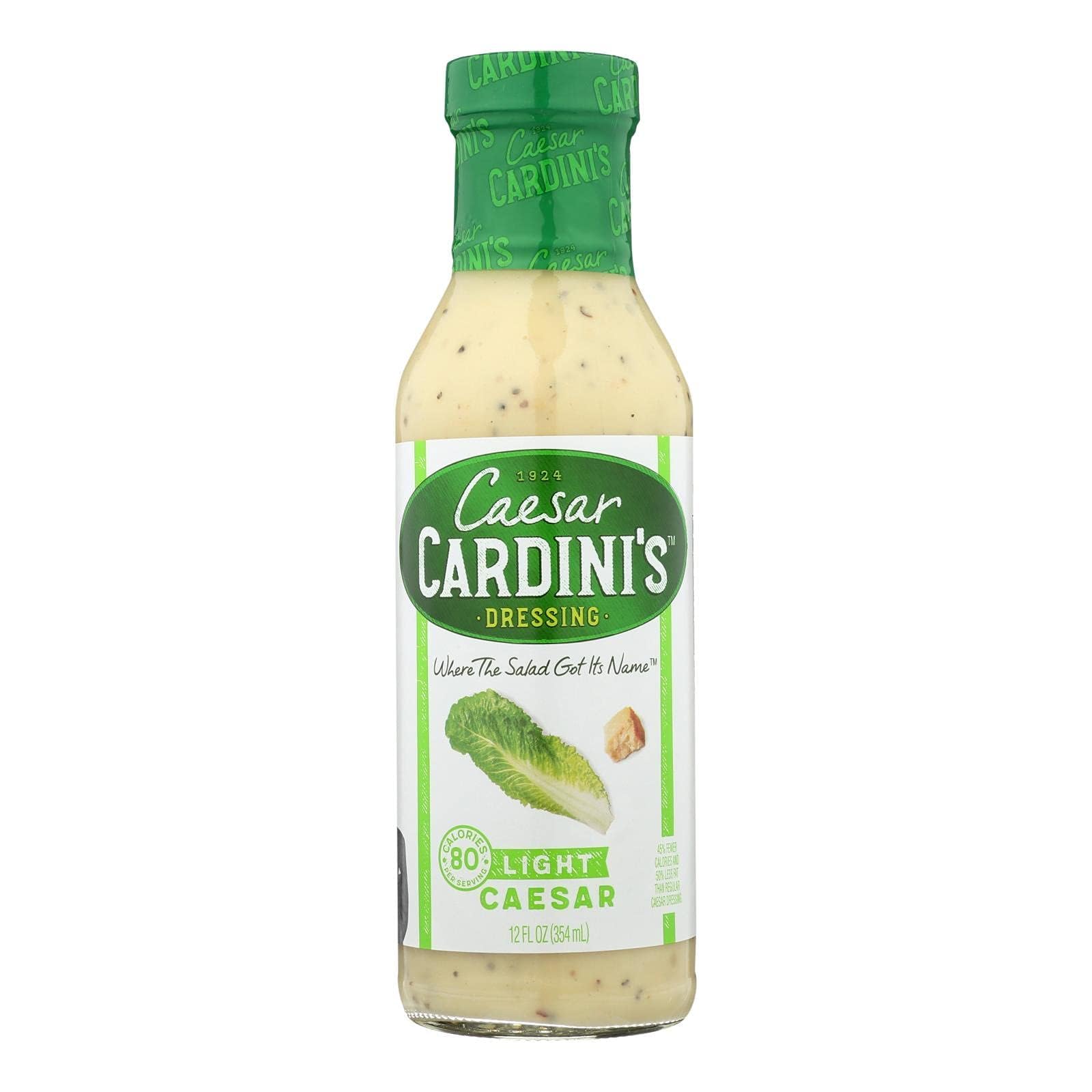 CARDINI (Pack of 12) Cardini's Caesar Light Creamy Dressing 12 Oz