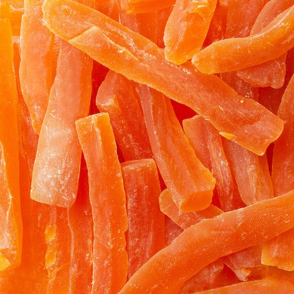 No Label Eb Papaya Dried Slice Low Salt Tub