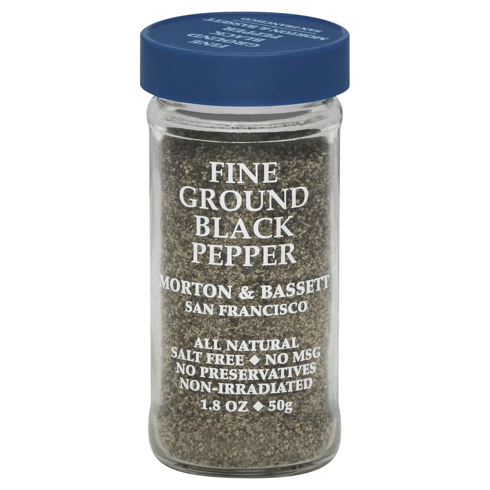 Morton & Bassett Organic Pepper Black Ground Fine Spice