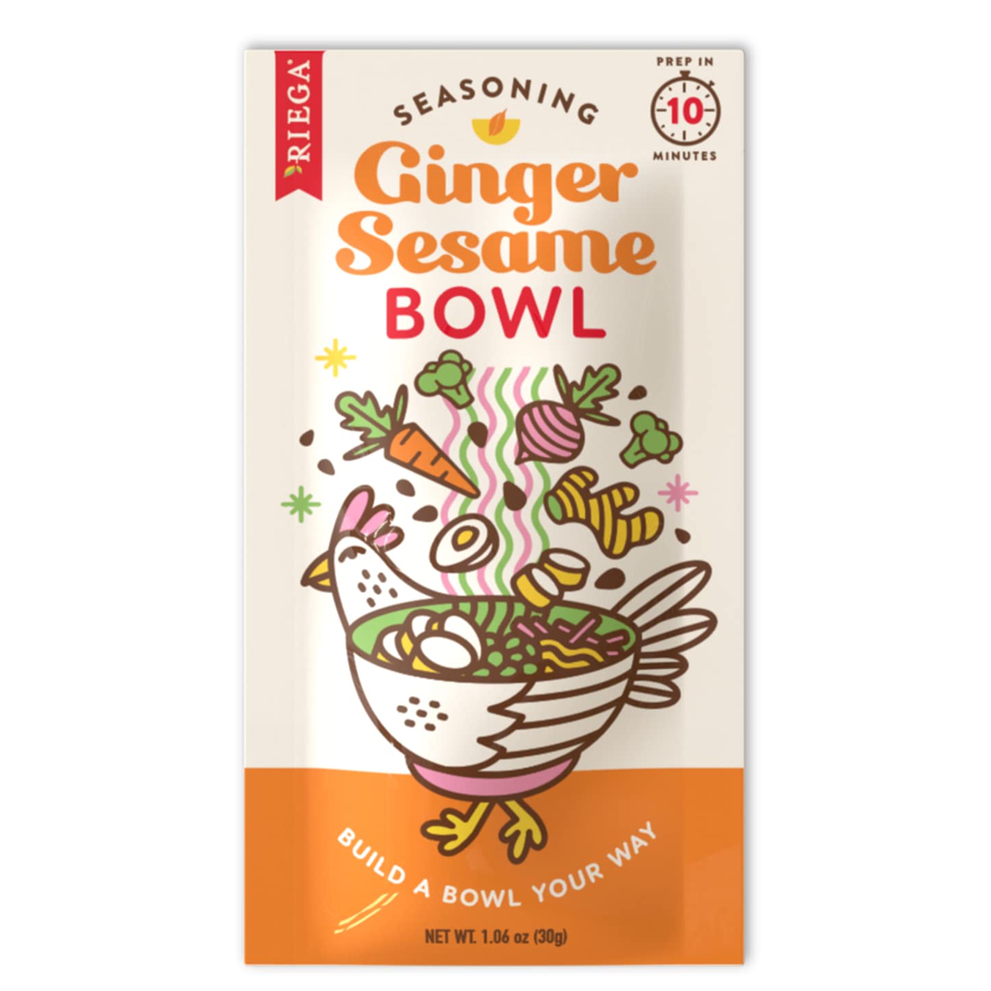 RIEGA (Pack of 40) Riega Ginger Spice Blend Seasoning Loose Powder 1.06 Oz