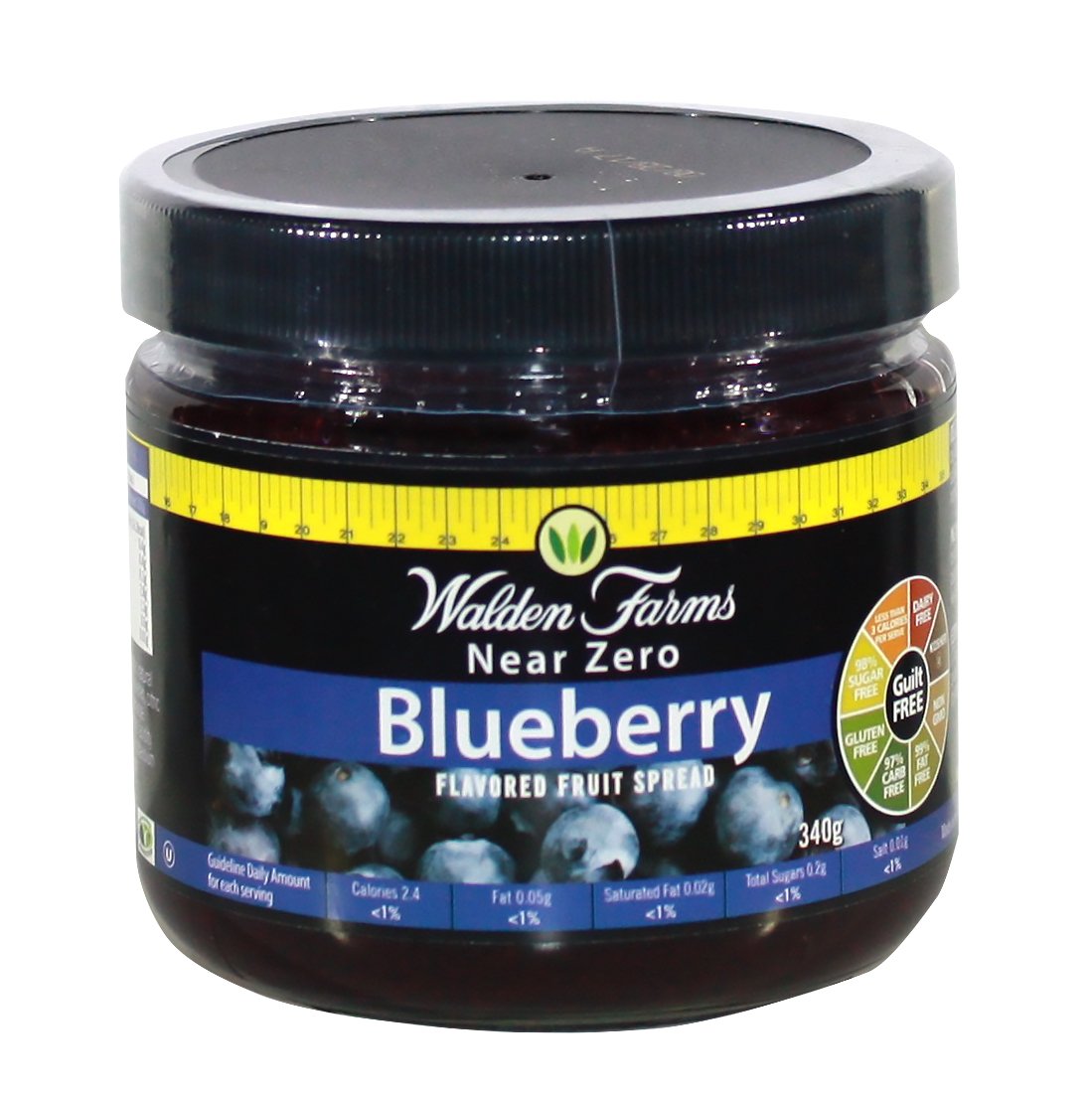 Walden Farms Blueberry Fruit Spread No Carb Pure Fruit Spread