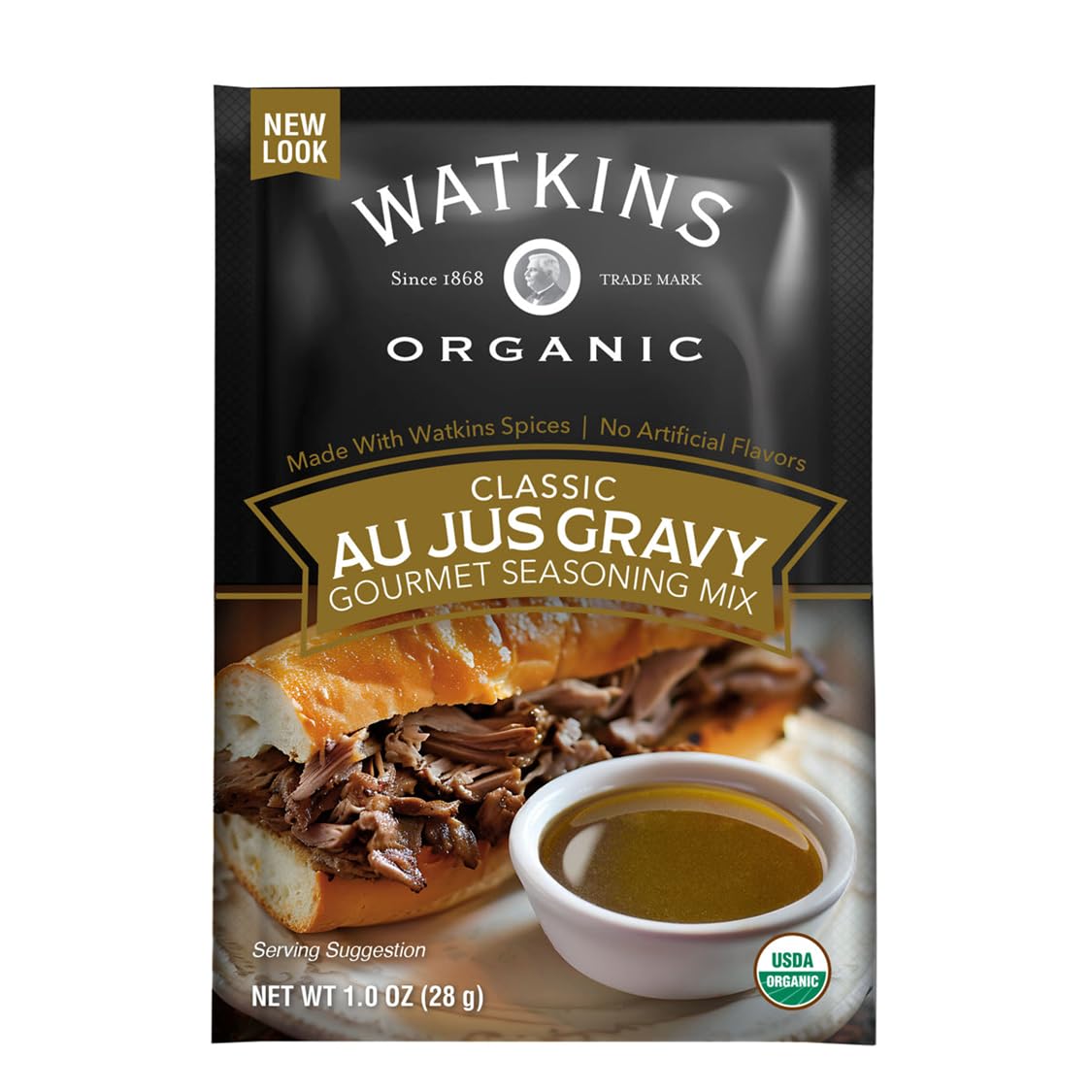 WATKINS (Pack of 36) Watkins Seasoning Mix Au Jus Gravy Spice Blend 1 Oz
