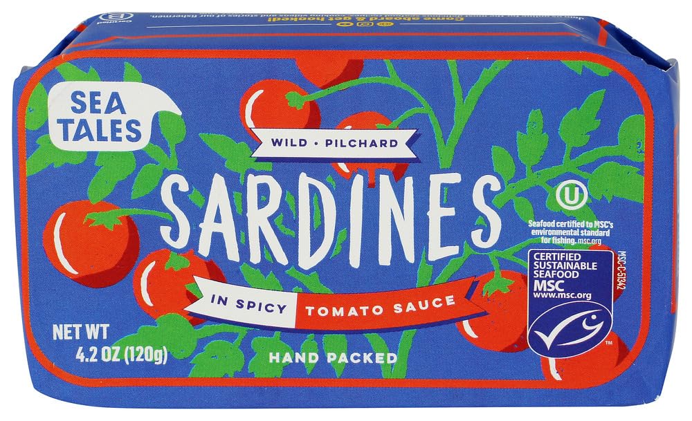 Sea Tales Spicy Tomato Sardines, Natural Seafood