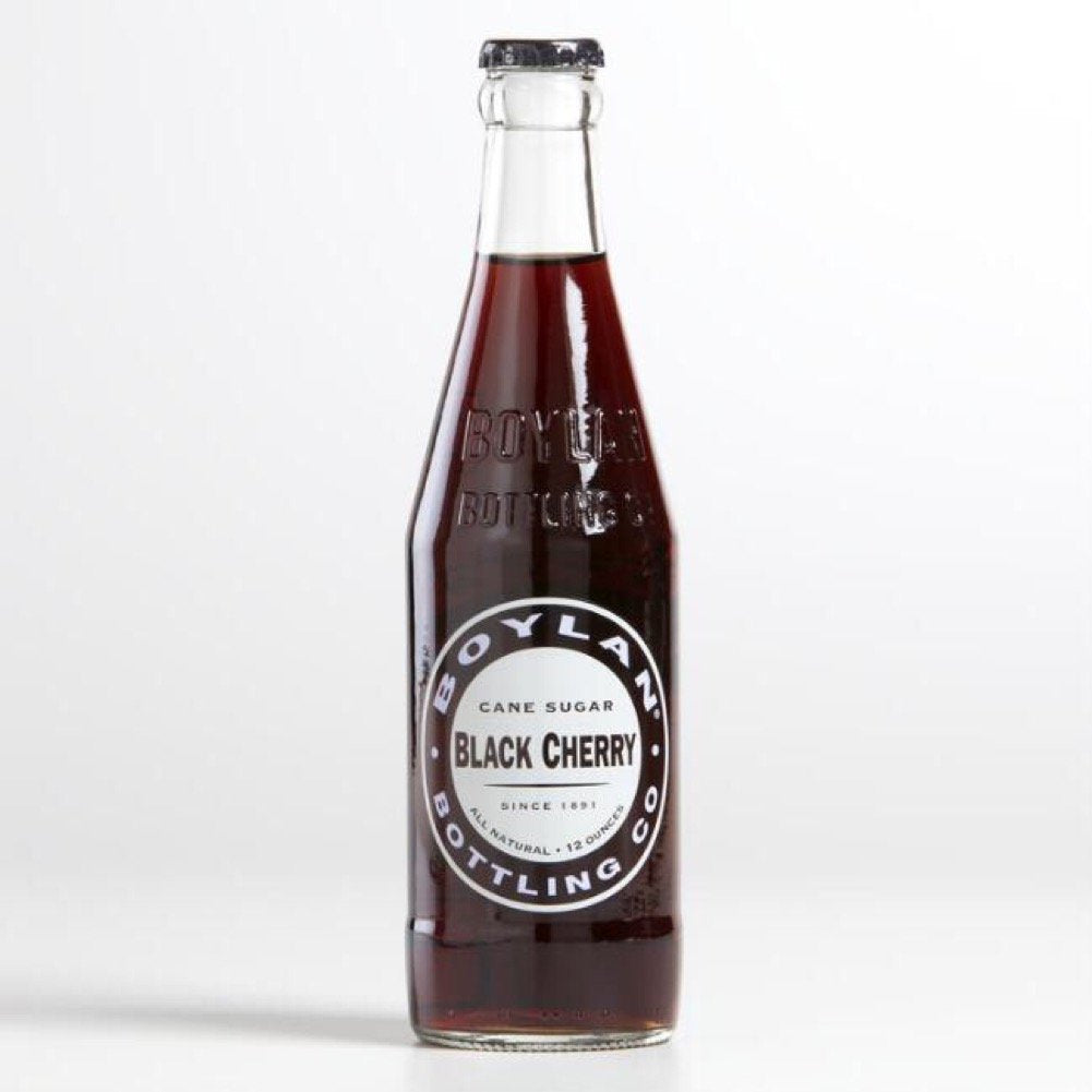 BOYLAN (Pack of 24) Boylan Black Cherry Soda Beverage 12 Fl Oz