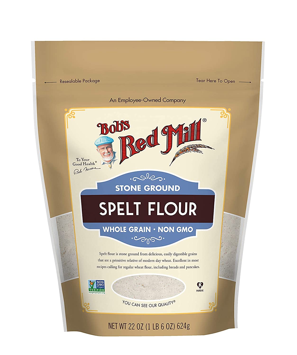 BOBS RED MILL (Pack of 12) Bob's Red Mill Spelt Flour 22 Oz