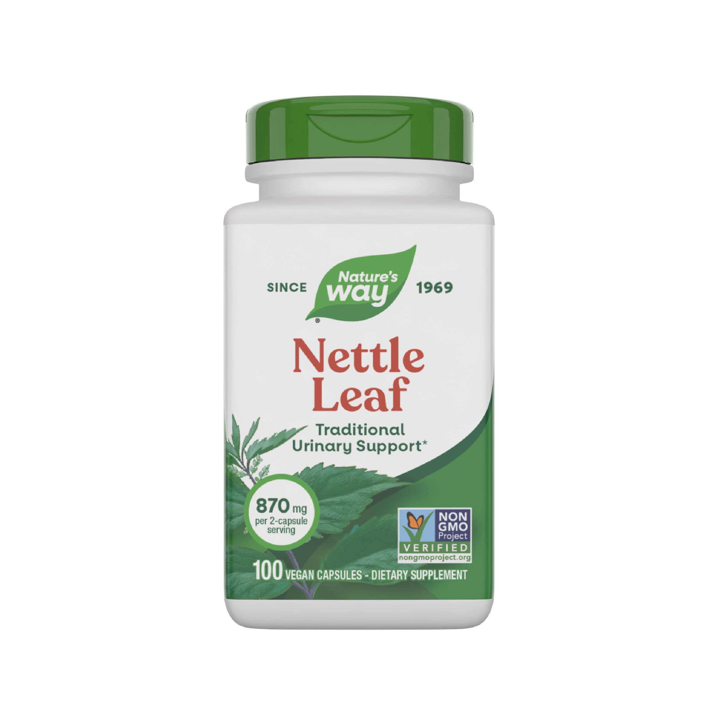 NATURES WAY (Pack of 8) Nature's Way Nettle Leaf Immune Support Vegetarian Caps 100 Capsules