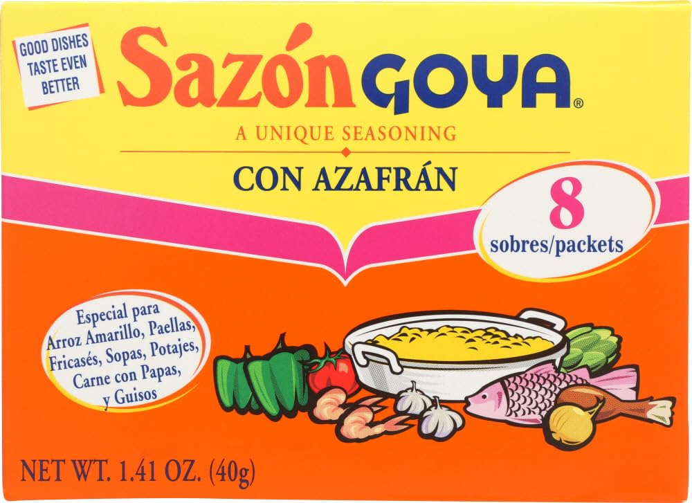 Goya Sazon Arroz Con Frijoles Seasoning Mix with Saffron 1