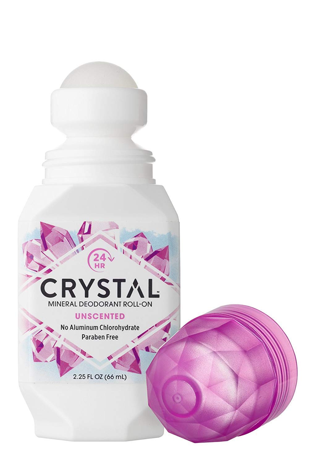 CRYSTAL BODY DE (Pack Of 12) Crystal Body Deodorant Rollon Body Unscented 2.25 Oz