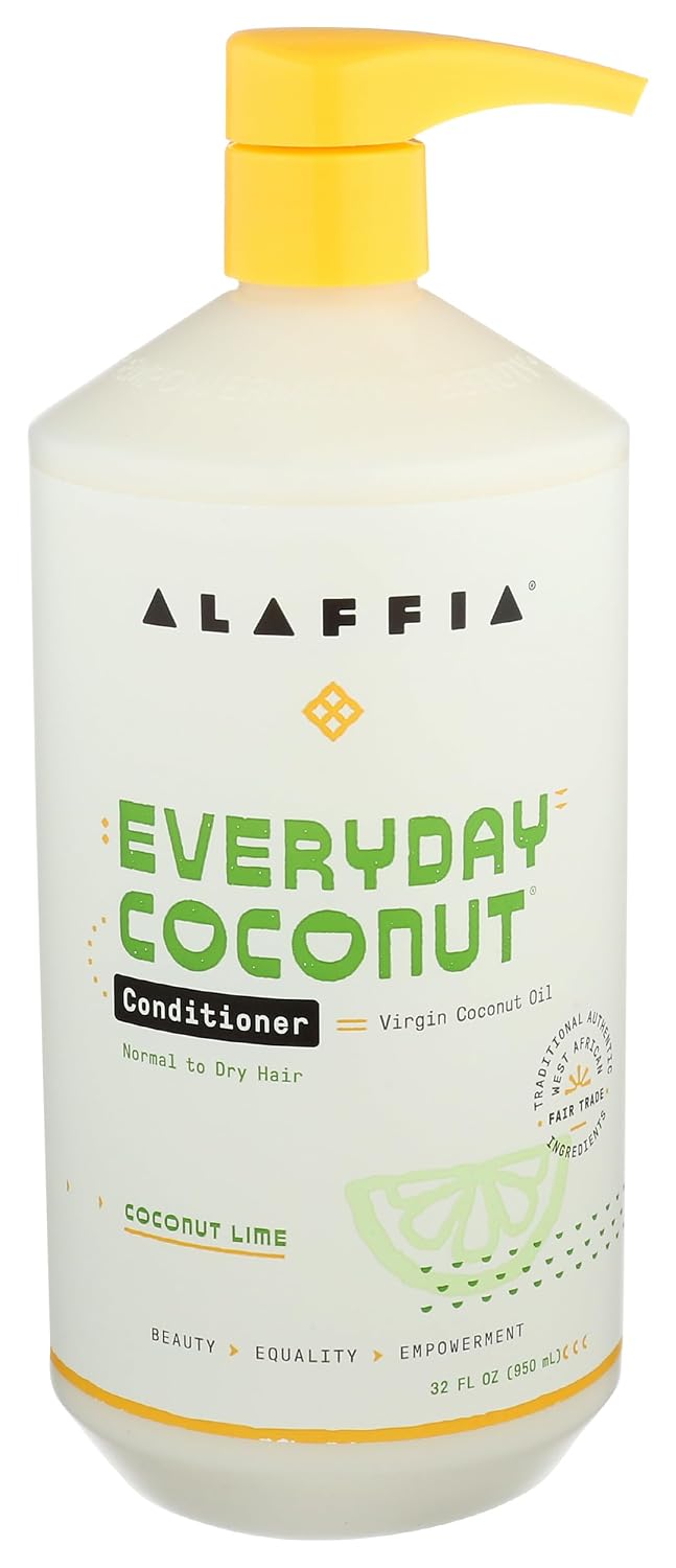 ALAFFIA (Pack of 5) Alaffia Coconut Conditioner Lime 32 Fl Oz