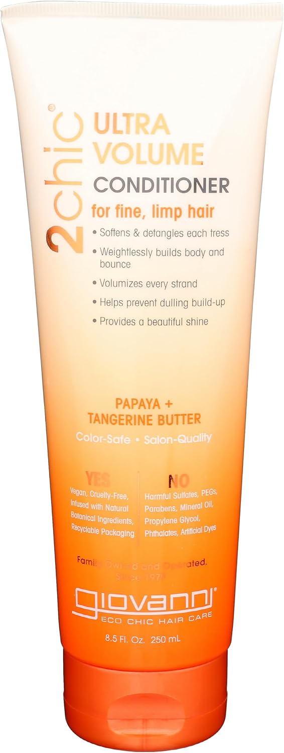 GIOVANNI COSMET (Pack of 6) Giovanni Ultra Volume Conditioner 8.5 Fl Oz