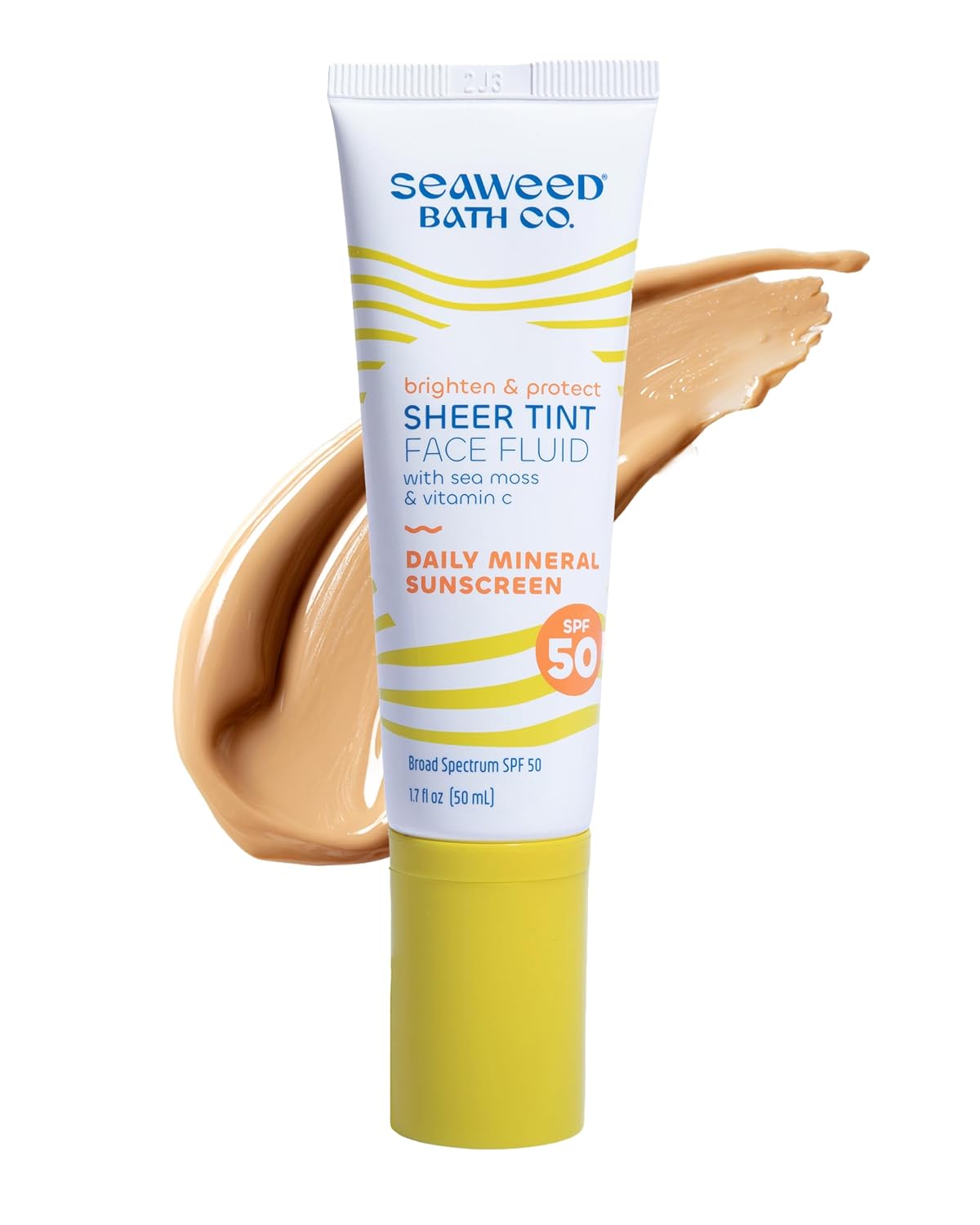 SEAWEED BATH CO (Pack of 4) Seaweed Bath Co Sunscreen Face SPF 50 Broad Spectrum 1.7 Fl Oz