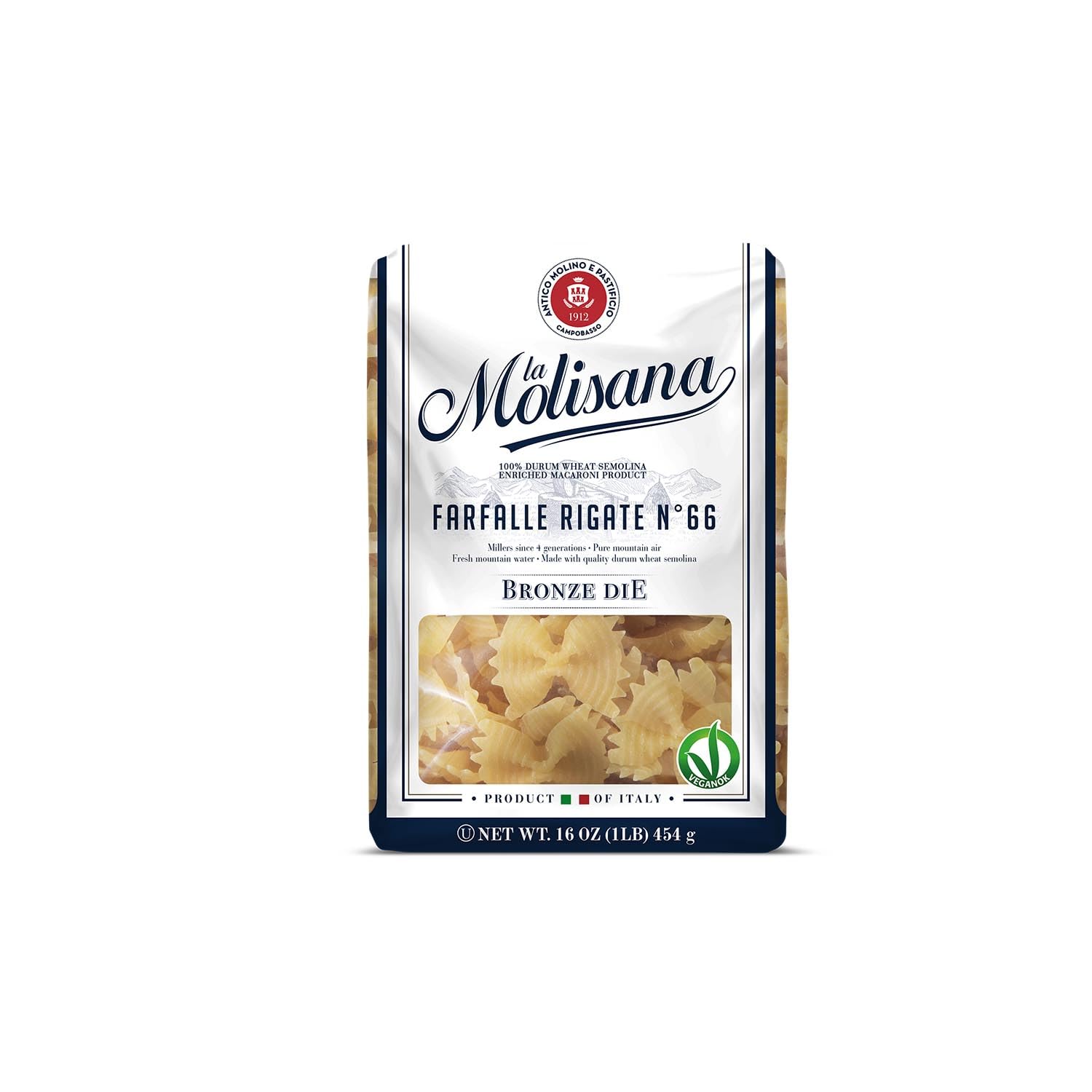 La Molisana Farfalle Pasta Short Cut Pasta