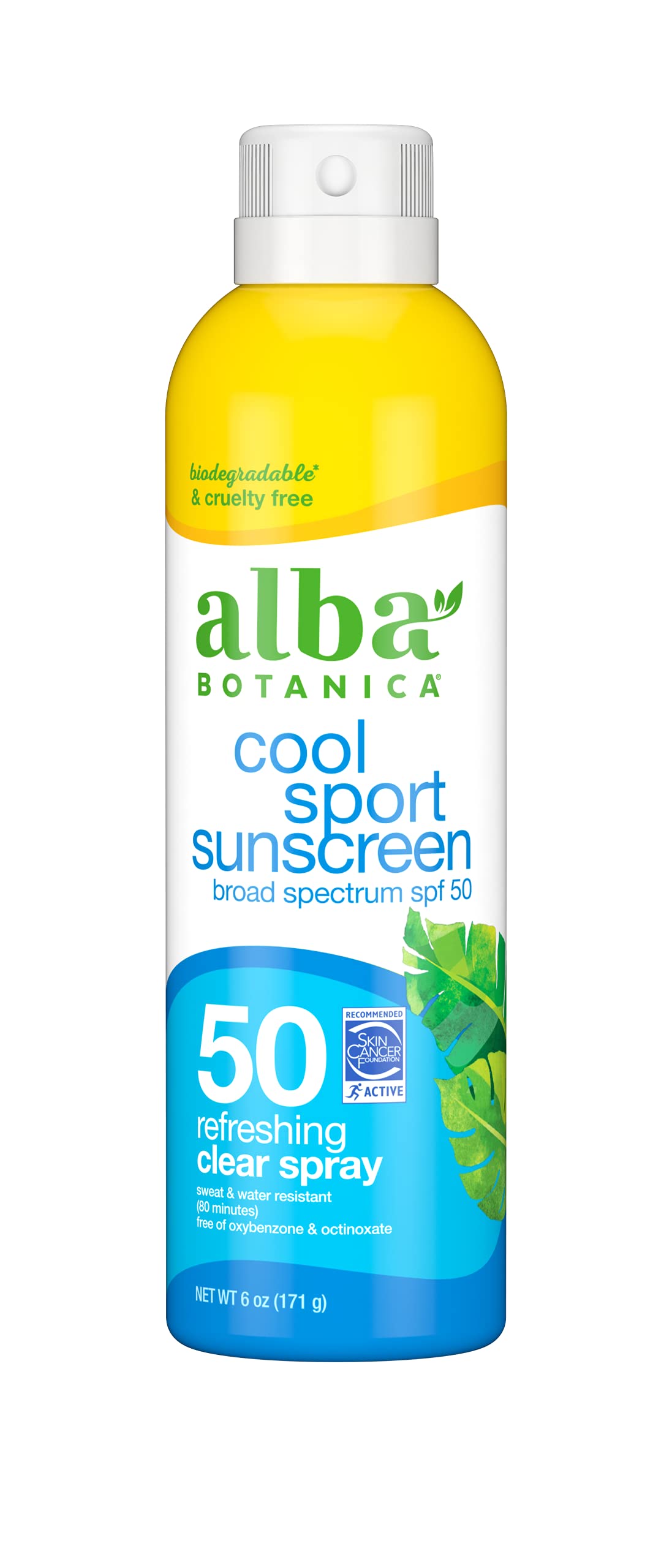 ALBA BOTANICA (Pack Of 4) Alba Botanica Sunscreen SPF50 CL Sport Spray 5 Oz