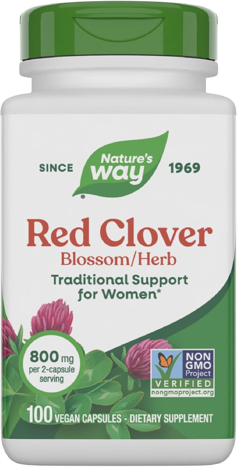 Nature's Way Red Clover Blossom Herb 100 Capsule