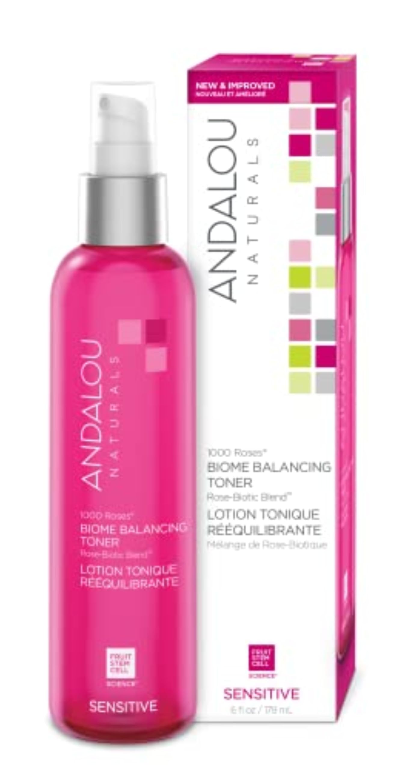 ANDALOU NATURAL (Pack of 6) Andalou Naturals Biome Balancing Toner Mist Face Toner 6 Fl Oz