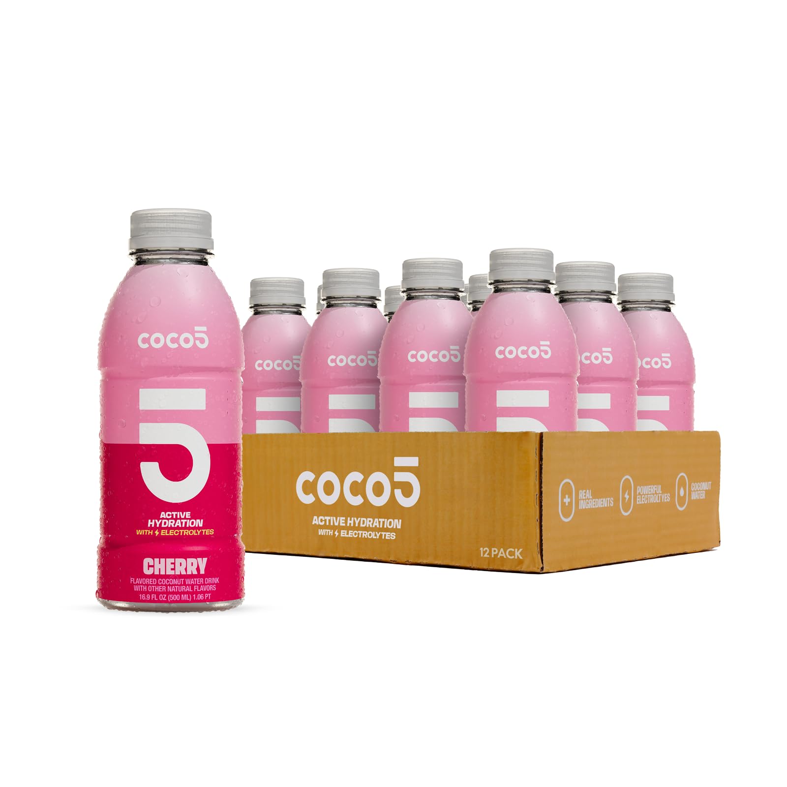 Coco5 Water Cherry Coconut Water Beverage