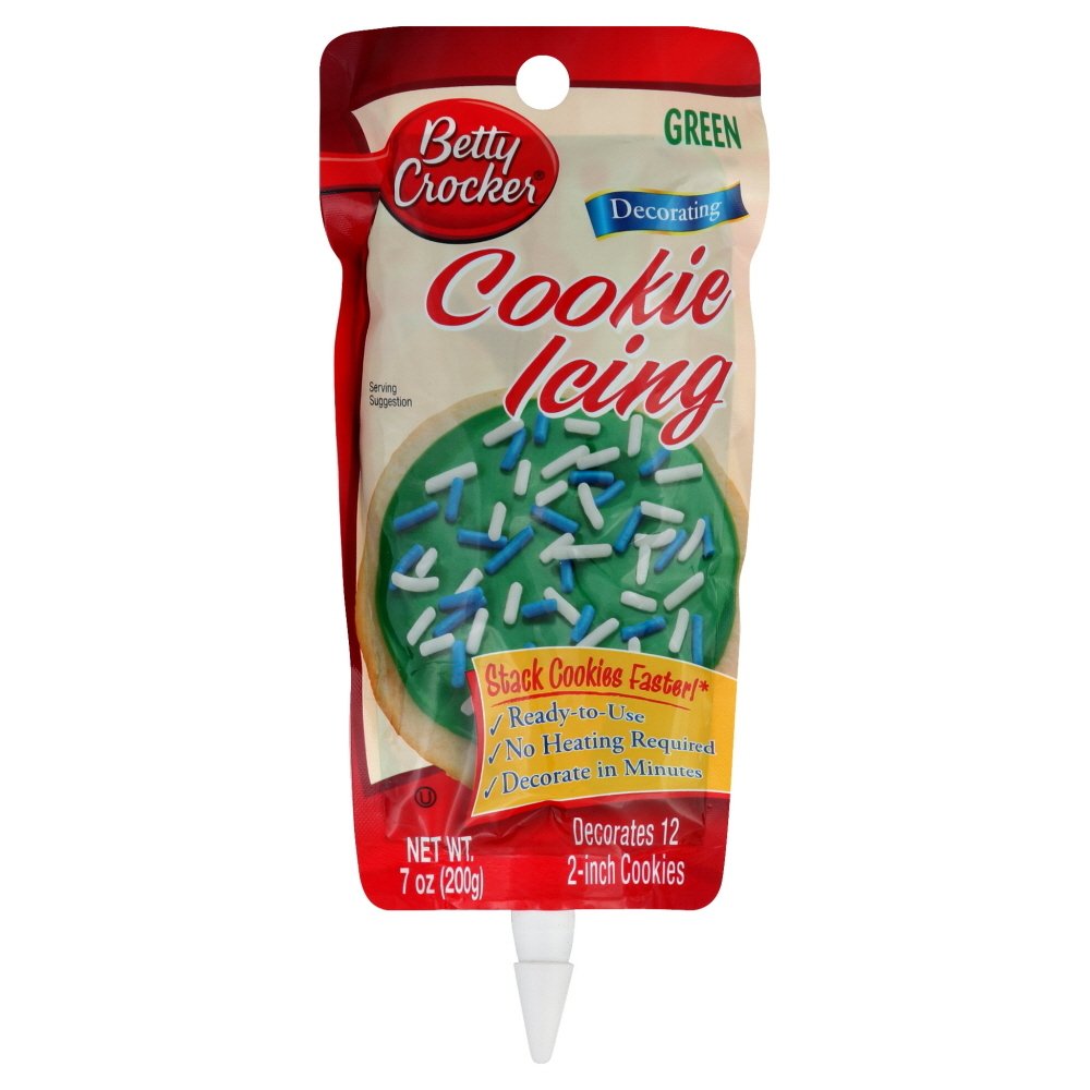 Betty Crocker Icing Decorating Cookie Green