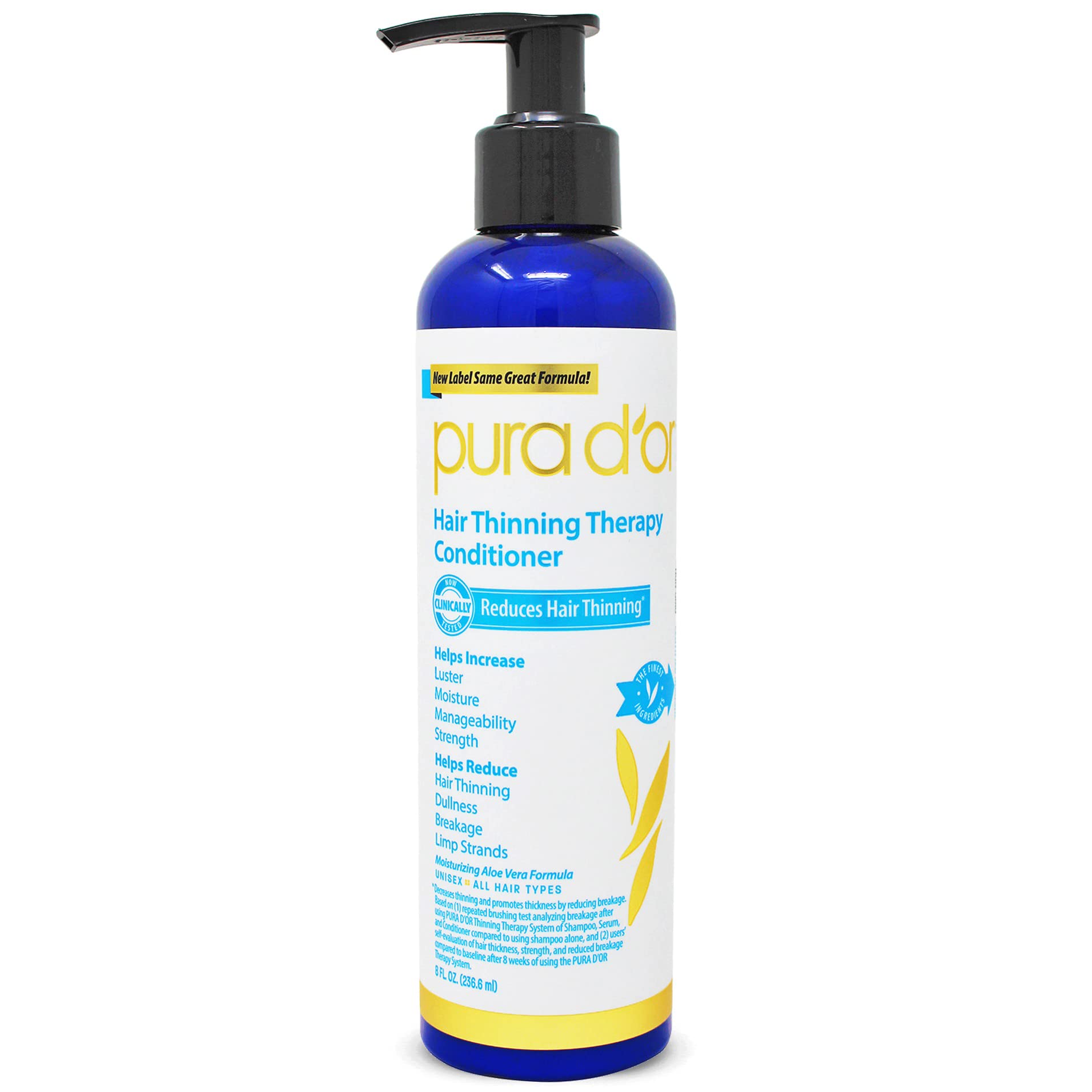 PURA D OR (Pack of 6) Pura D'Or Hair Conditioner Therapy 8 Fl Oz