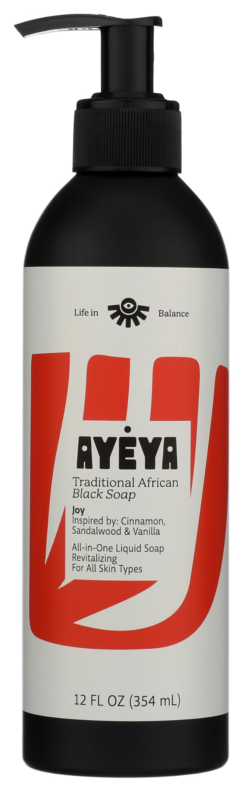 AYEYA (Pack Of 6) AYEYA Soap Liquid Black Joy 12 Fl Oz