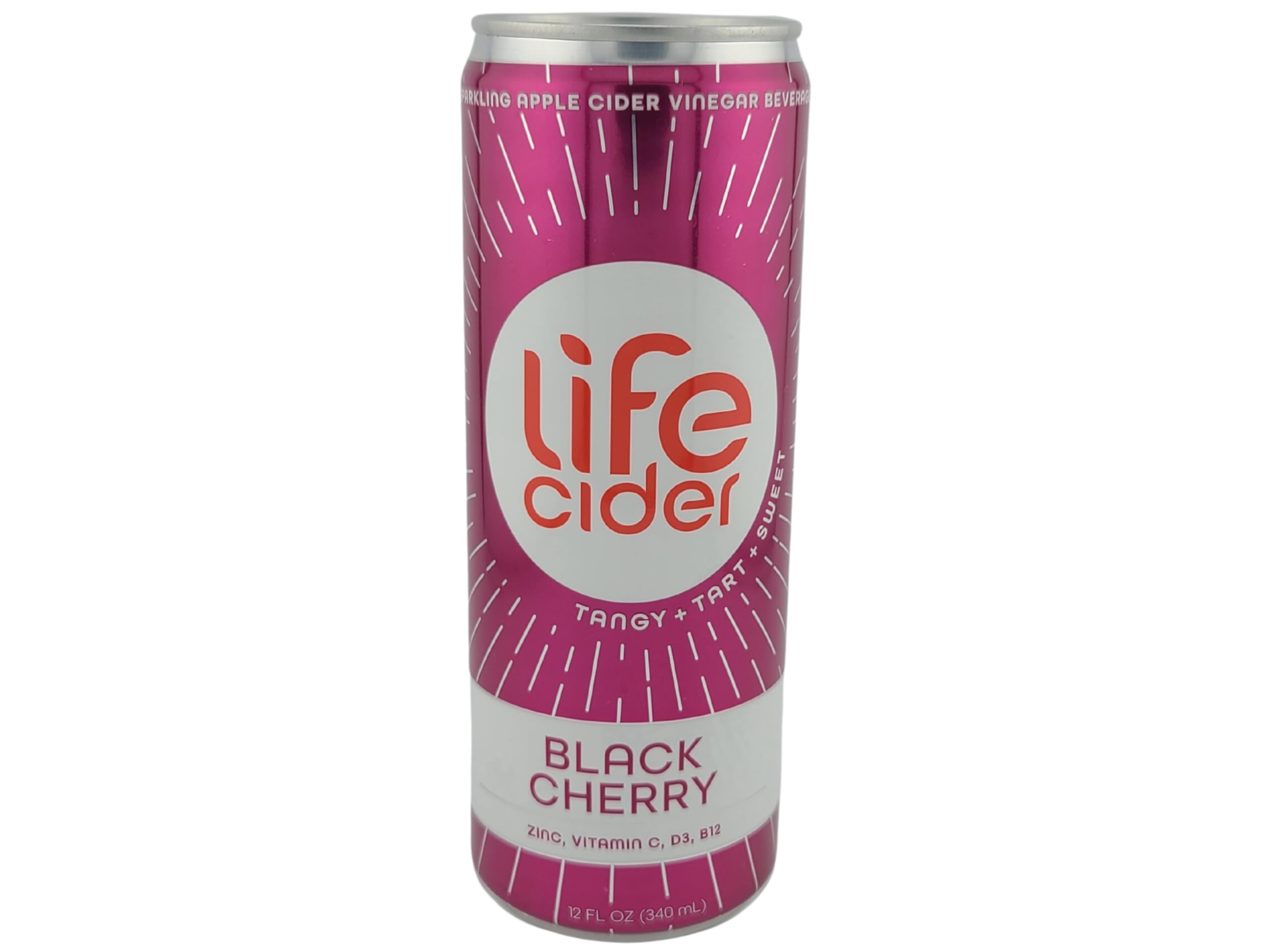 Life Cider Sparkling Water ACV Black Cherry Functional