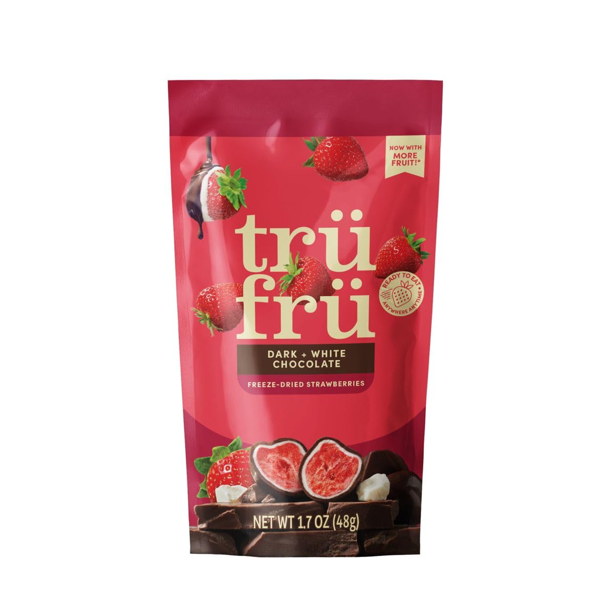 Tru Fru Indulge on the Go Strawberry Dark Chocolate