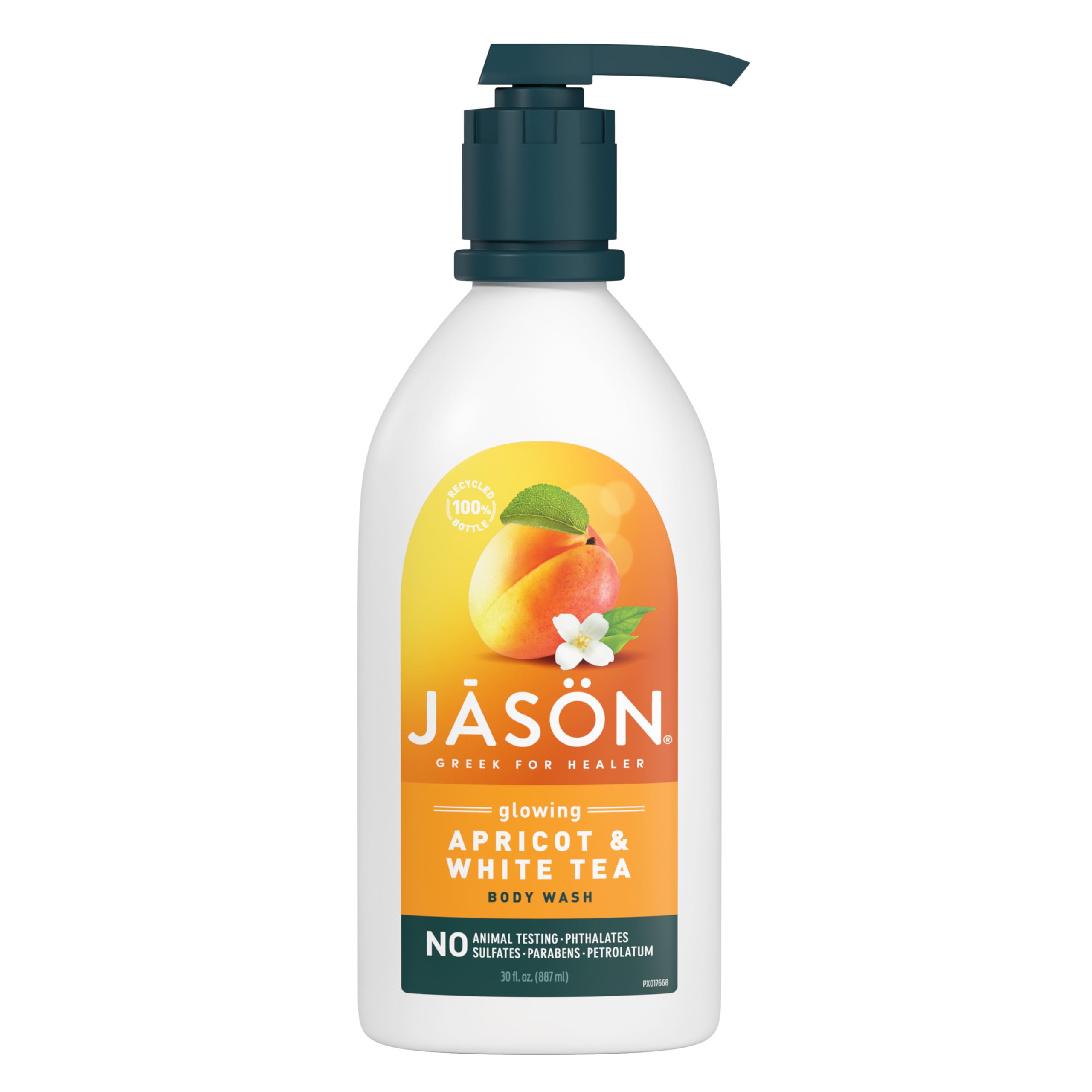 JASON (Pack Of 5) Jason Body Wash Apricot & White Tea 30 Oz