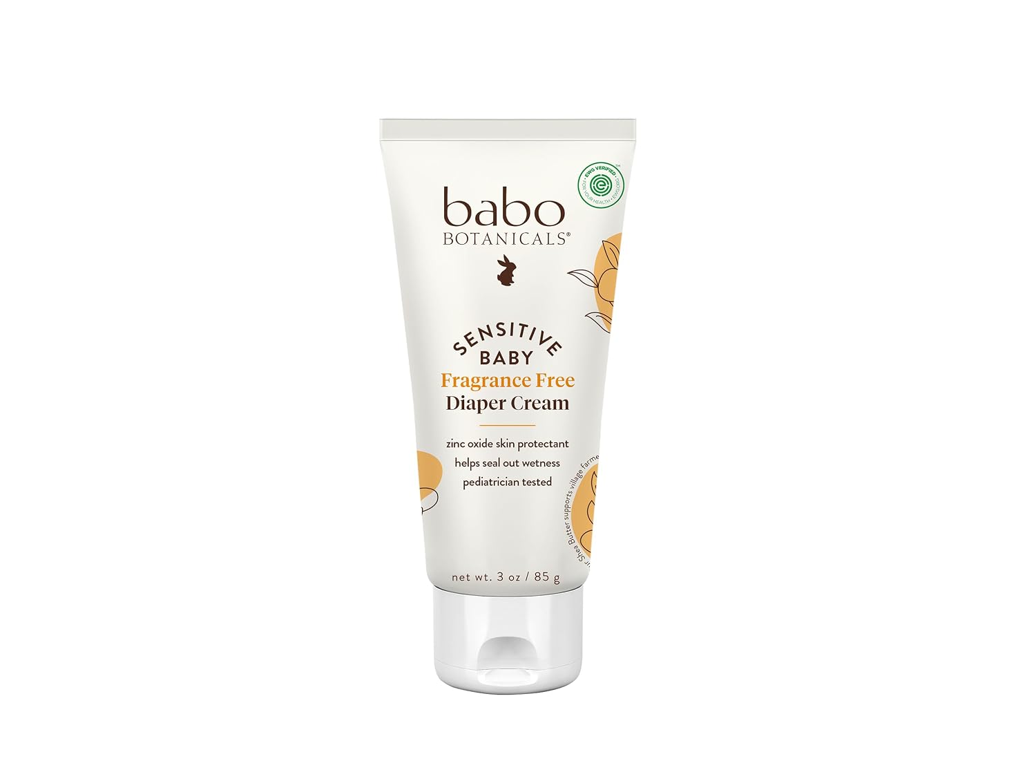 BABOBOTANI (Pack of 6) Babobotani Zinc Diaper Cream 3 Oz